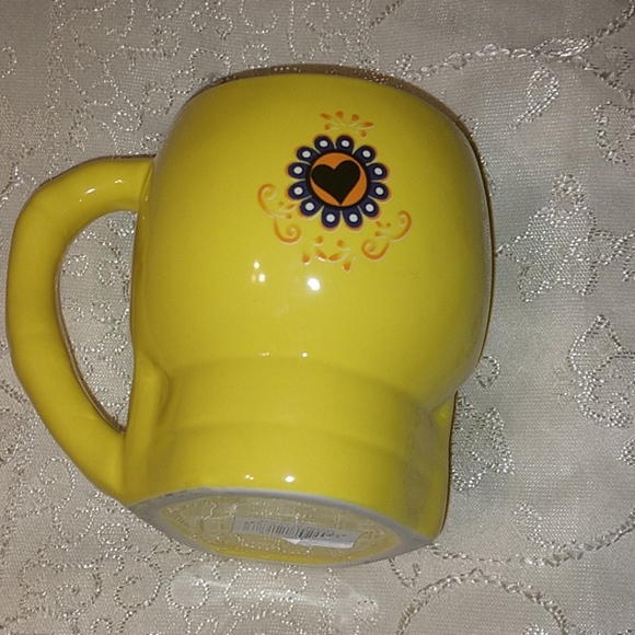 Day of the Dead Sugar Skull 3d Figural Coffee Mug - Picture 3 of 4